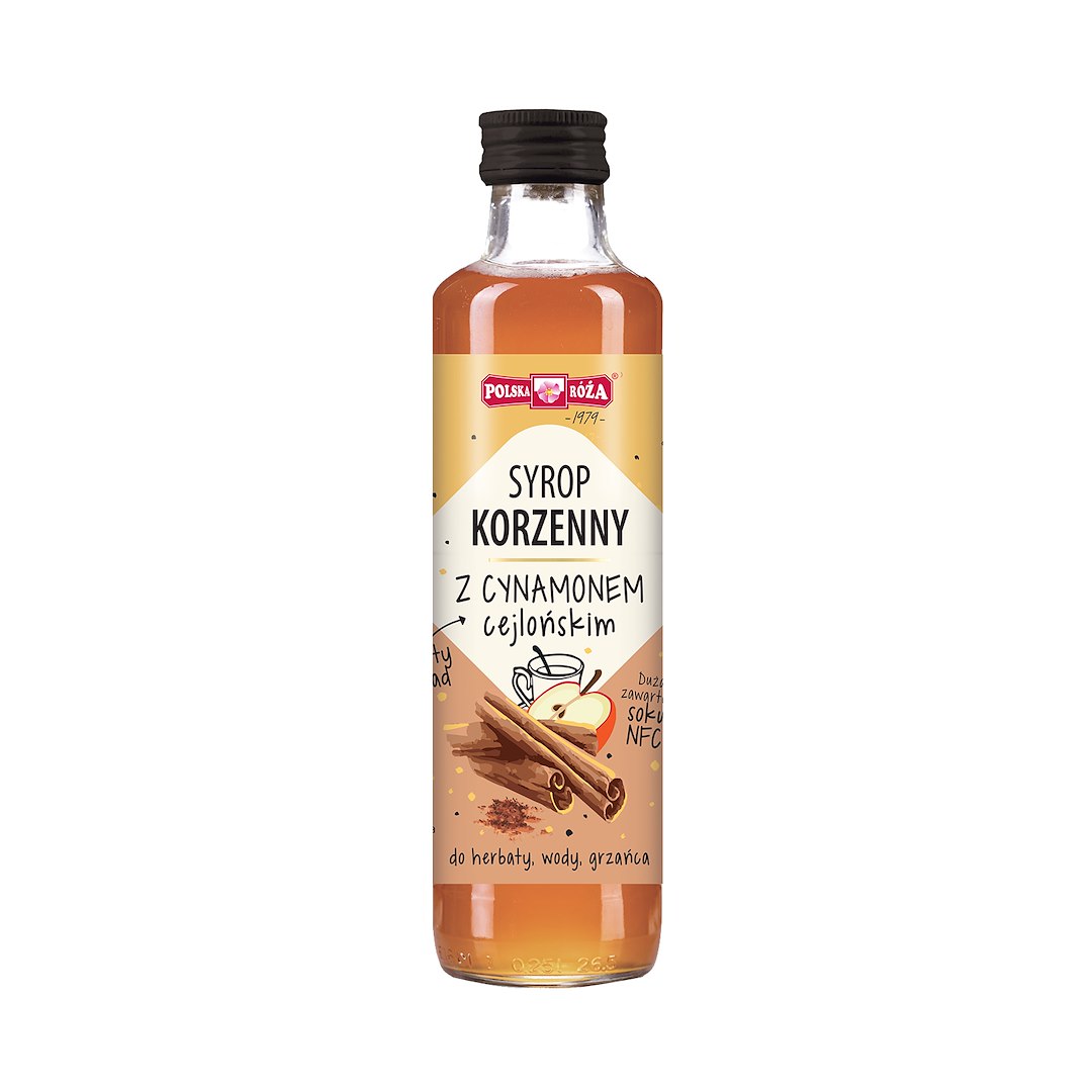 POLSKA RÓŻA Syrop korzenny: z cynamonem cejlońskim 250ml