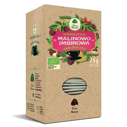 DARY NATURY H. Malinowo- imbirowa 25x3g EKO