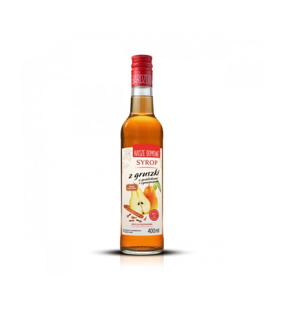 PREMIUM ROSA Nasze Domowe syrop z gruszki z cynamonem i goździkami 400ml