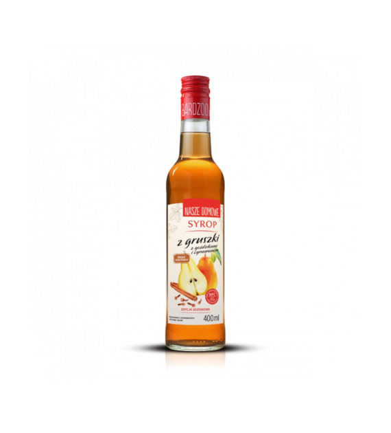 PREMIUM ROSA Nasze Domowe syrop z gruszki z cynamonem i goździkami 400ml