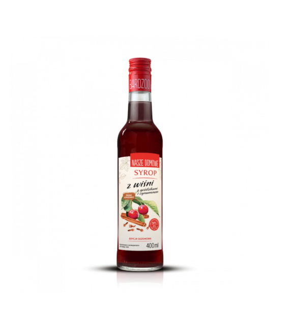PREMIUM ROSA Nasze Domowe syrop z wiśni z cynamonem i goździkami 400 ml