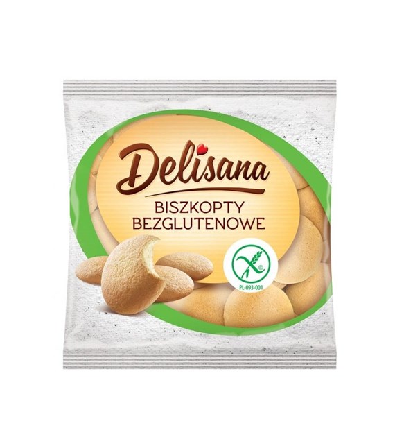 DELISANA Bezglutenowe biszkopty b/g 110g