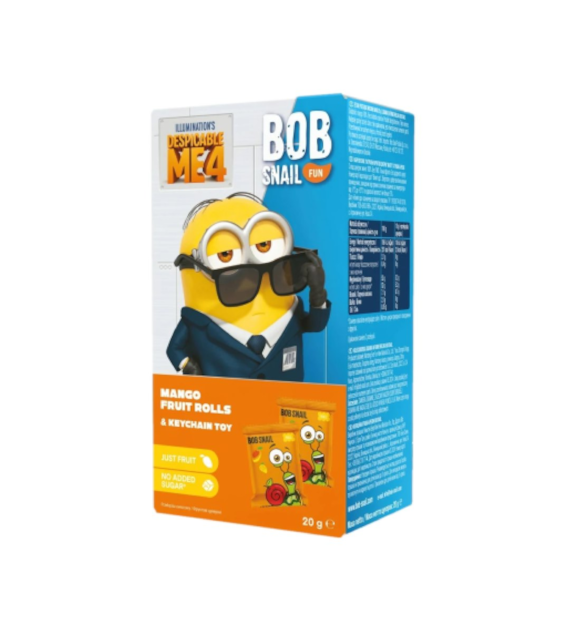 BOB SNAIL Zabawka Minionki z przekąską mango b/c 20g