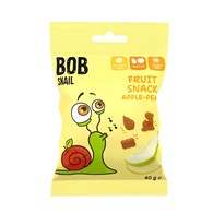 BOB SNAIL Fruit Snack Jabłko Gruszka 40g