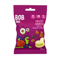 BOB SNAIL Fruit Snack Jabłko Czarna Porzeczka 40g