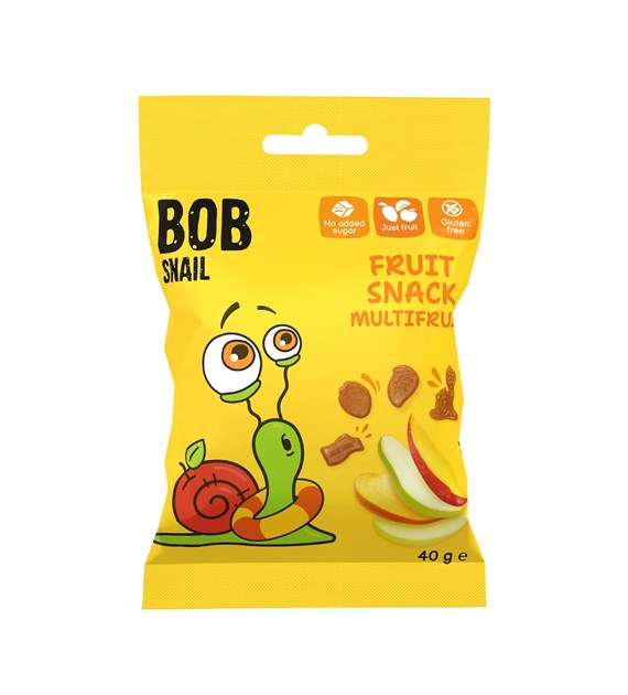 BOB SNAIL Fruit Snack Multifruit b/c 40g
