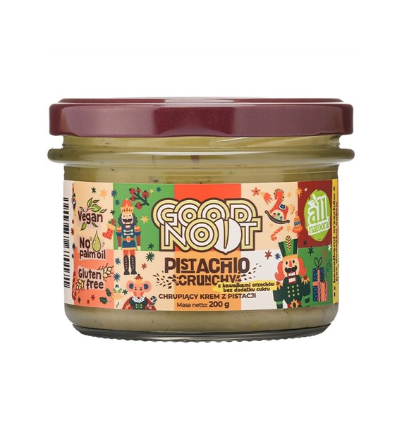 GOOD NOOT BN Pistachio Krem pistacjowy crunchy bez cukru 200g