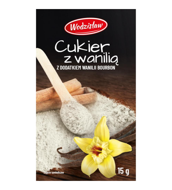 WODZISŁAW Cukier z wanilią burbon 15g