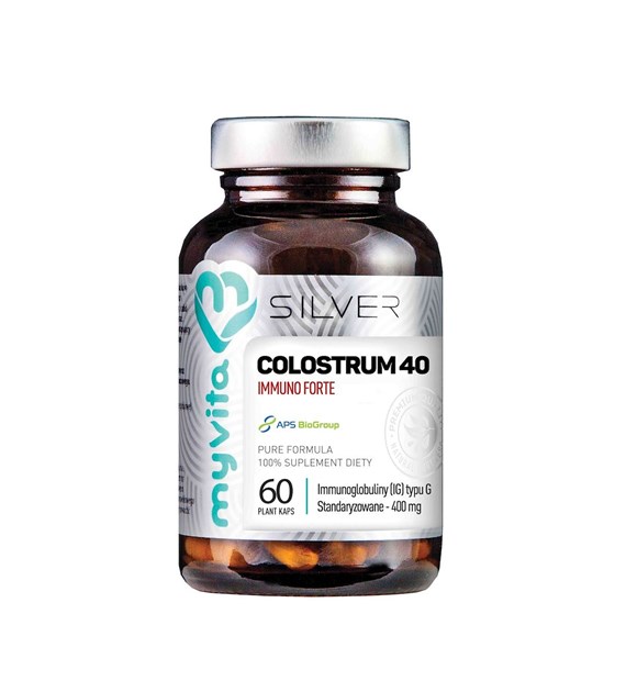 MYVITA Colostrum 40 Immuno Forte Silver Pure 100% 60 kap