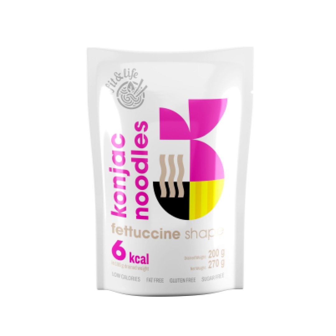 FIT&LIFE Makaron konjac - wstążki 250g