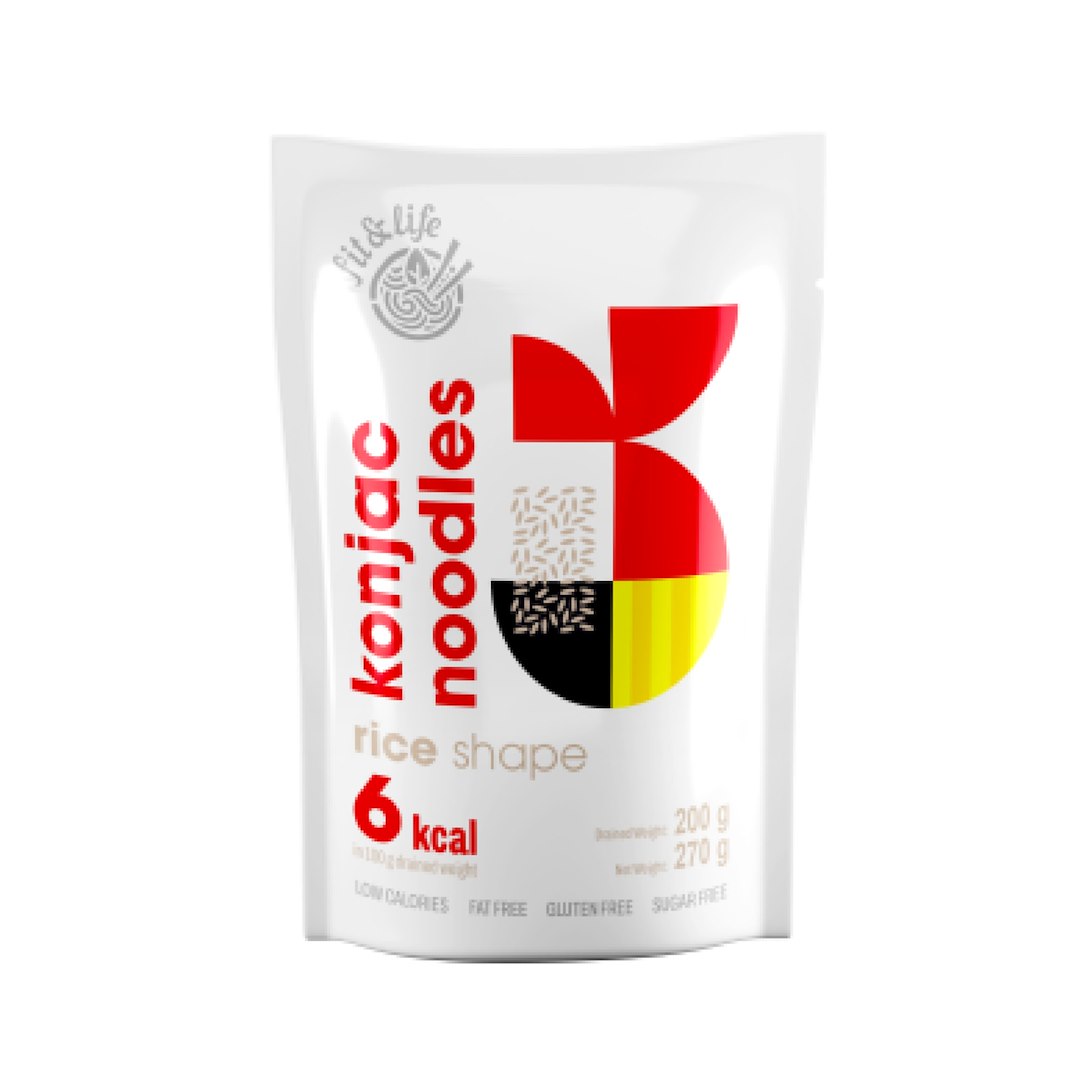 FIT&LIFE Makaron konjac - w kształcie ryżu 250g