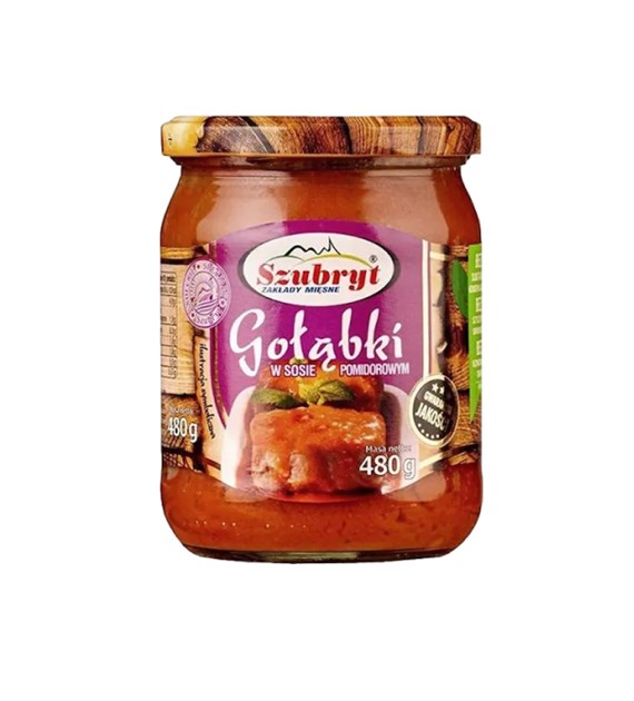 SZUBRYT Gołąbki w sosie pomidorowym 480g