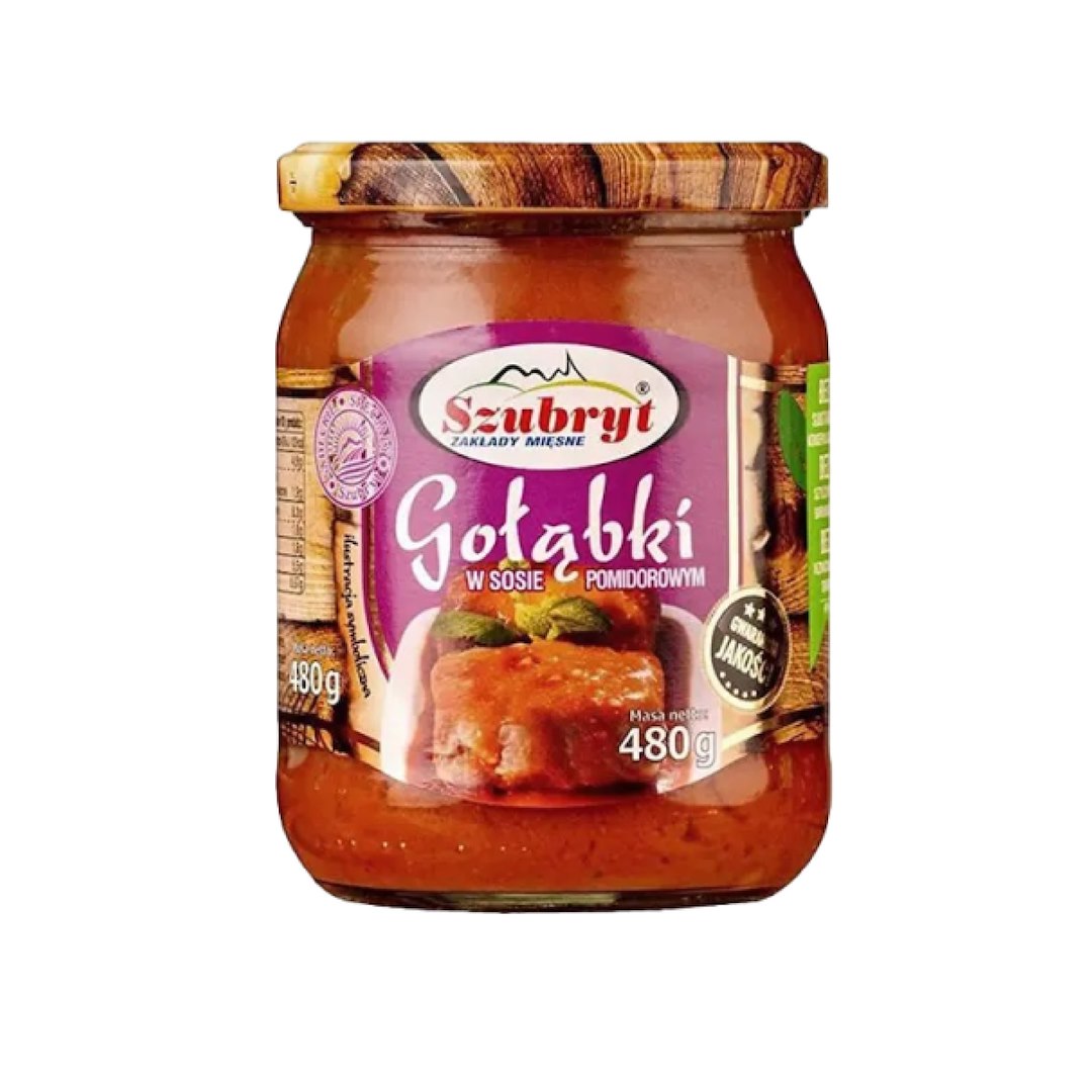SZUBRYT Gołąbki w sosie pomidorowym 480g