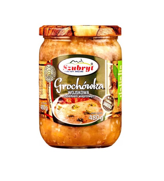 SZUBRYT Grochówka wojskowa z żeberkiem 480g