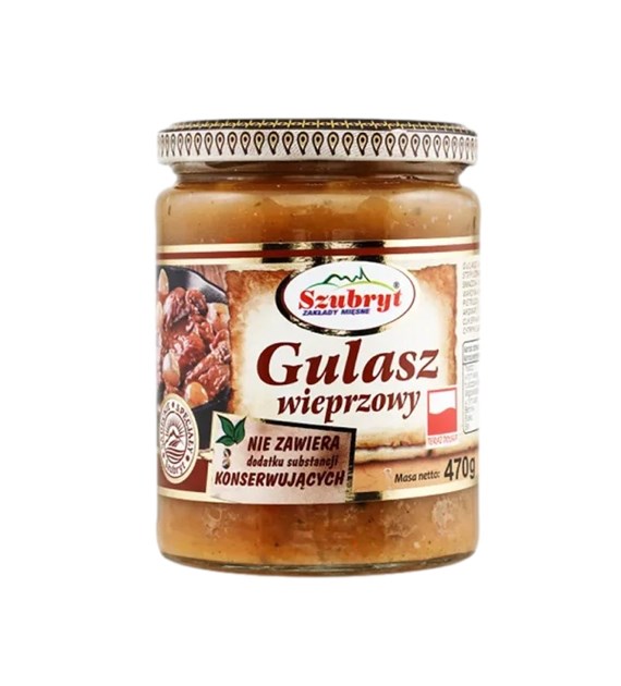 SZUBRYT Gulasz wieprzowy 470g