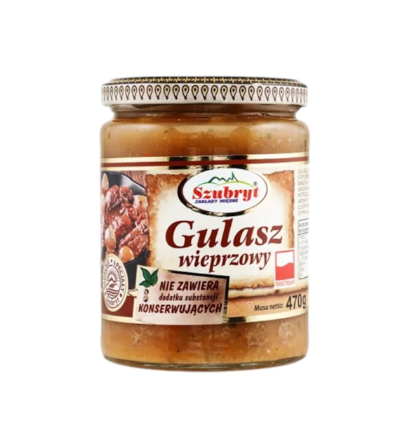 SZUBRYT Gulasz wieprzowy 470g