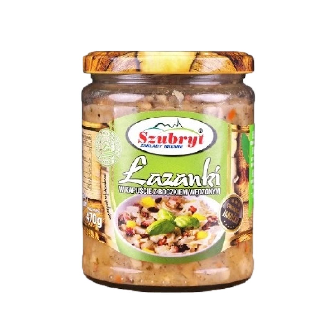 SZUBRYT Łazanki w kapuście z boczkiem 470g
