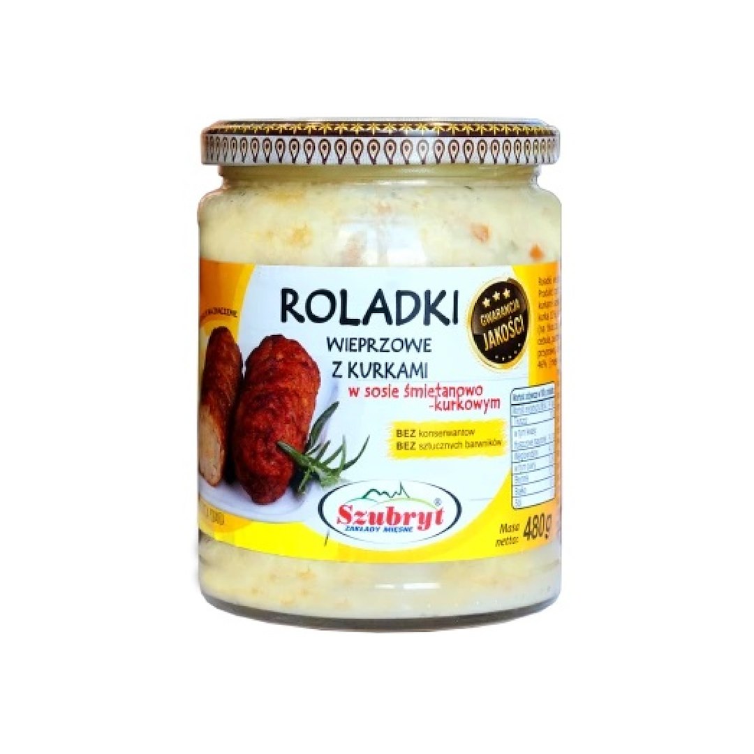 SZUBRYT Roladki z kurkami 480g