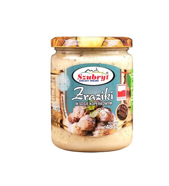 SZUBRYT Zraziki w sosie koperkowym 480g