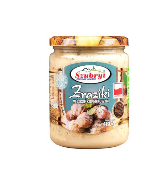 SZUBRYT Zraziki w sosie koperkowym 480g
