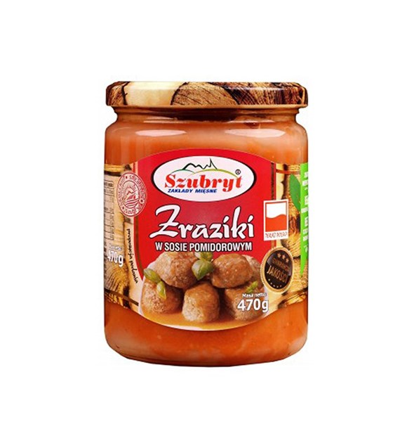 SZUBRYT Zraziki w sosie pomidorowym 470g