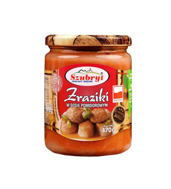 SZUBRYT Zraziki w sosie pomidorowym 470g