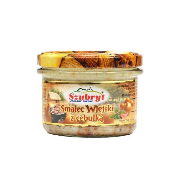 SZUBRYT Smalec wiejski z cebulką 180g