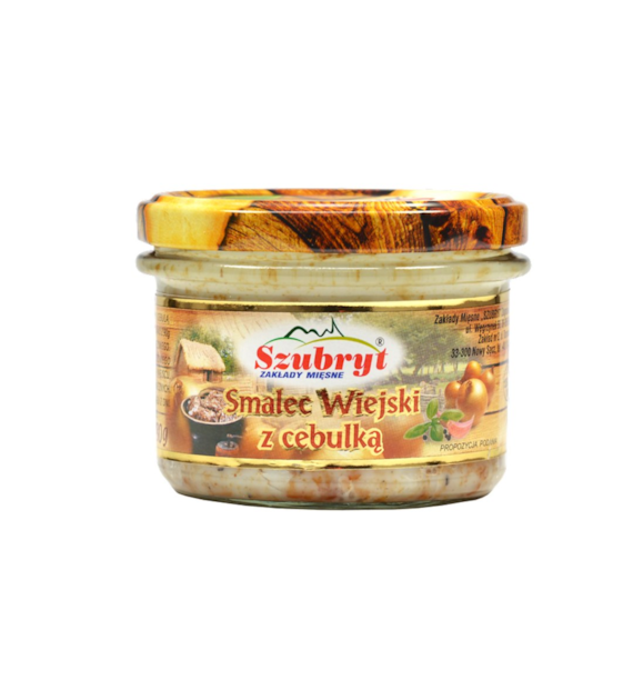 SZUBRYT Smalec wiejski z cebulką 180g