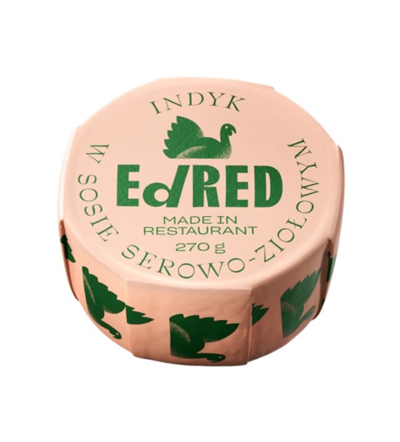 ED RED ORIGINALS Indyk w sosie serowo-ziołowym 270g
