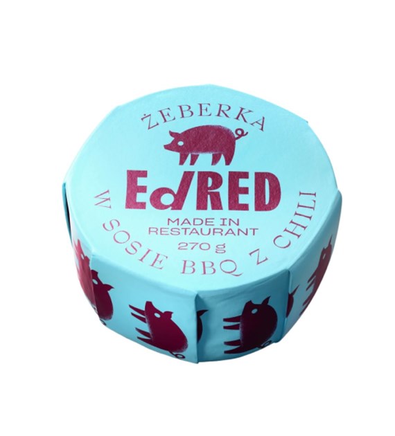 ED RED ORIGINALS Żeberka w sosie BBQ z chili 270g