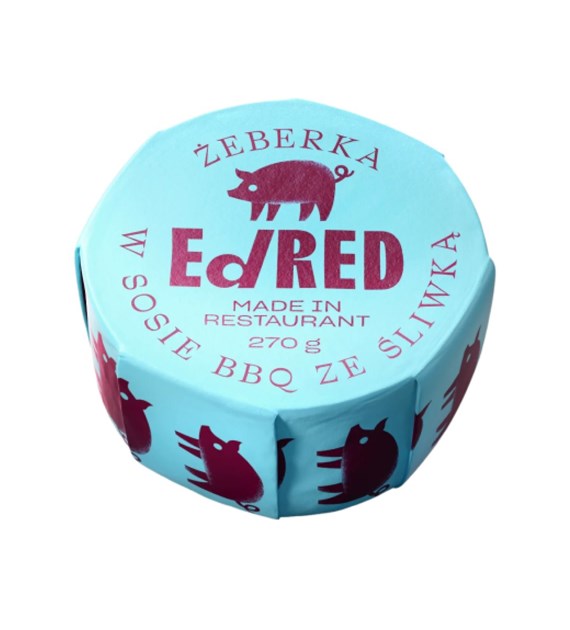 ED RED ORIGINALS Żeberka w sosie BBQ ze śliwką 270g