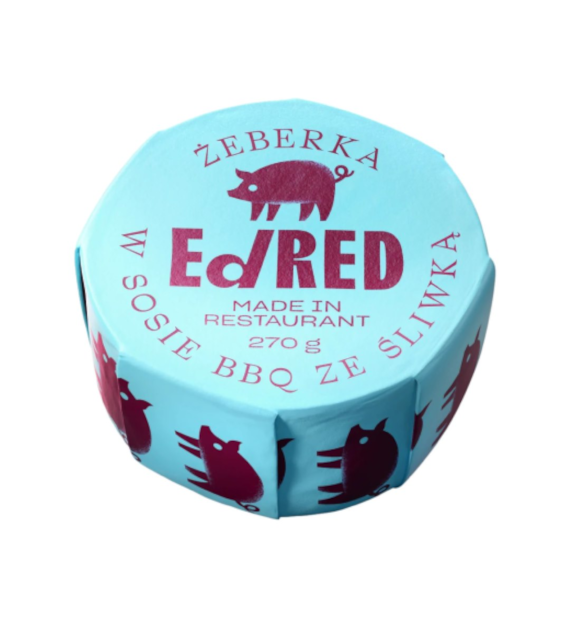ED RED ORIGINALS Żeberka w sosie BBQ ze śliwką 270g