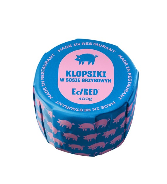 ED RED CASUAL Klopsiki wieprzowe w sosie grzybowym 400g