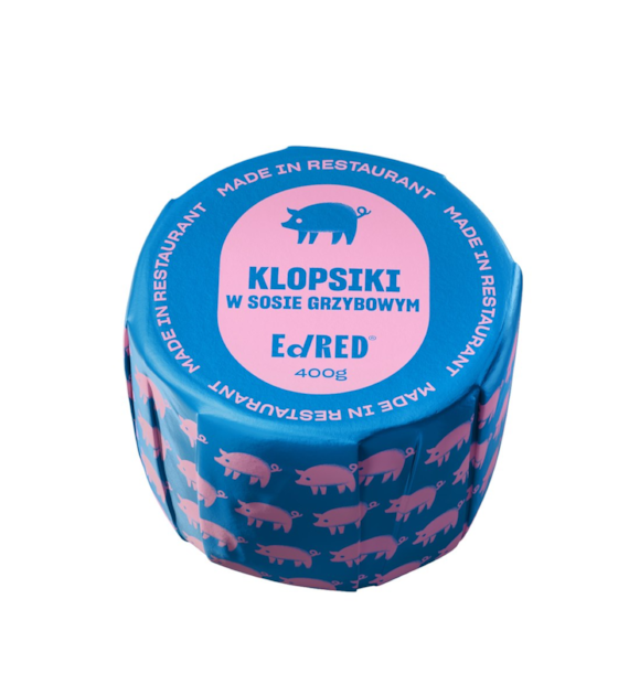 ED RED CASUAL Klopsiki wieprzowe w sosie grzybowym 400g