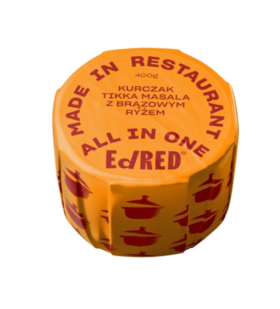 ED RED ALL IN ONE Kurczak tikka masala z brązowym ryżem 400g