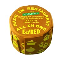 ED RED ALL IN ONE Roślinny kurczak w sosie pieczarkowym z kaszą gryczaną 400g