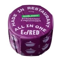 ED RED ALL IN ONE Roślinny stroganov z kaszą pęczak 400g