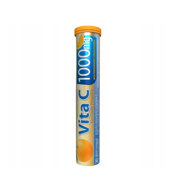 ACTIVLAB Vita C 1000 mg Activlab Pharma - pomarańcza (tuba/20 tab.)