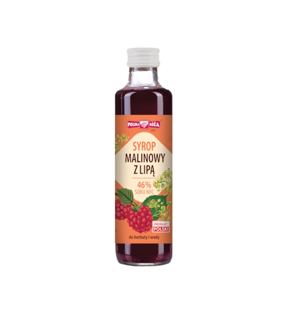 POLSKA RÓŻA Syrop malinowy z lipą 250 ml