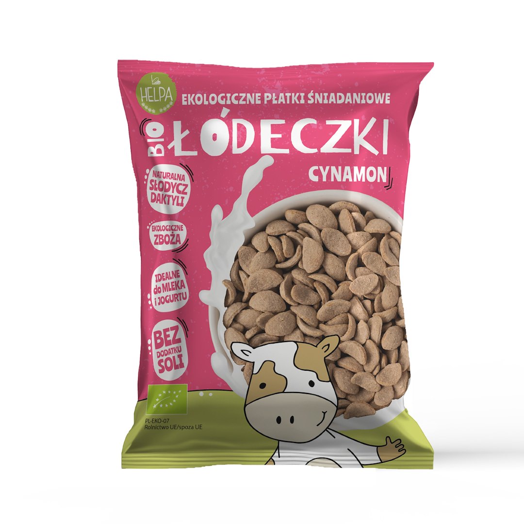 HELPA Łódeczki jaglano-owsiane z cynamonem BIO 260g