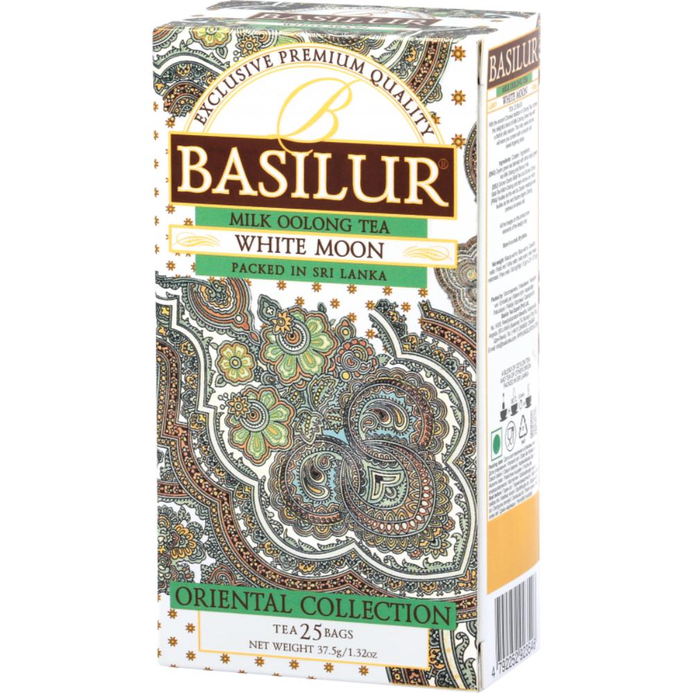 BASILUR Herbata - zielona white moon saszetki 25x1,5g