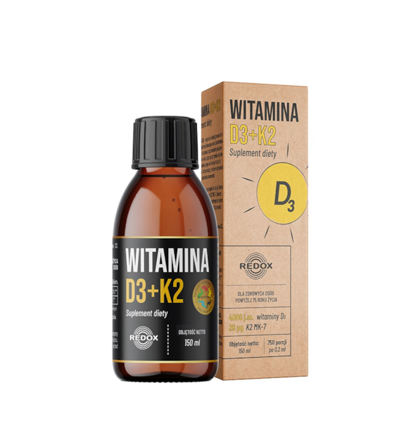 RED-OX Witamina D3+K2 150ml