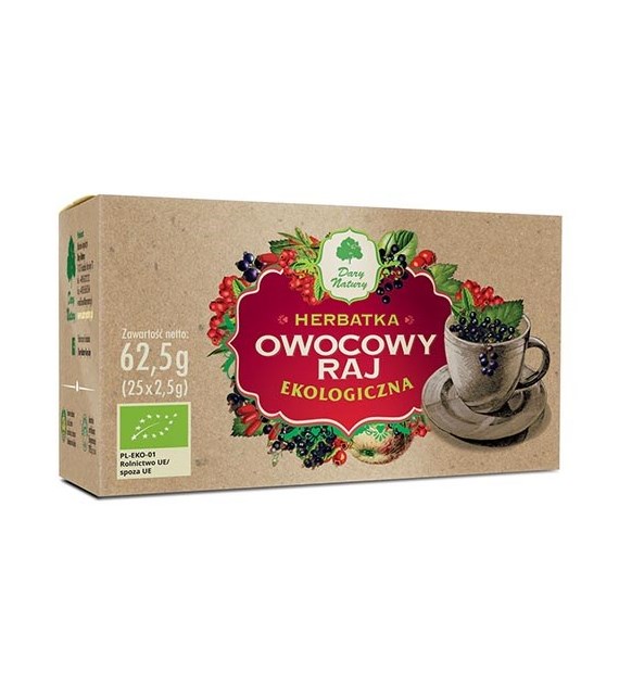 DARY NATURY H. Owocowy Raj 25x2,5g EKO