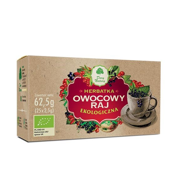 DARY NATURY H. Owocowy Raj 25x2,5g EKO