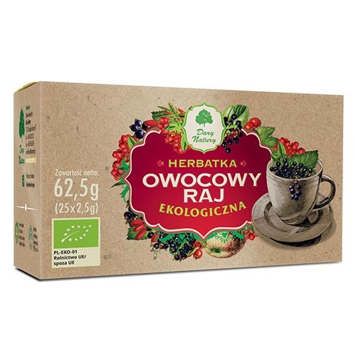 DARY NATURY H. Owocowy Raj 25x2,5g EKO