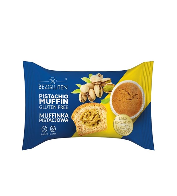 BEZGLUTEN Muffinka pistacjowa bezglutenowa 60g