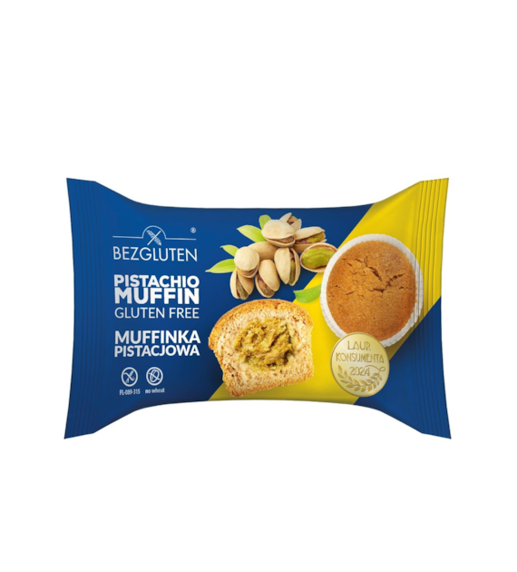 BEZGLUTEN Muffinka pistacjowa bezglutenowa 60g