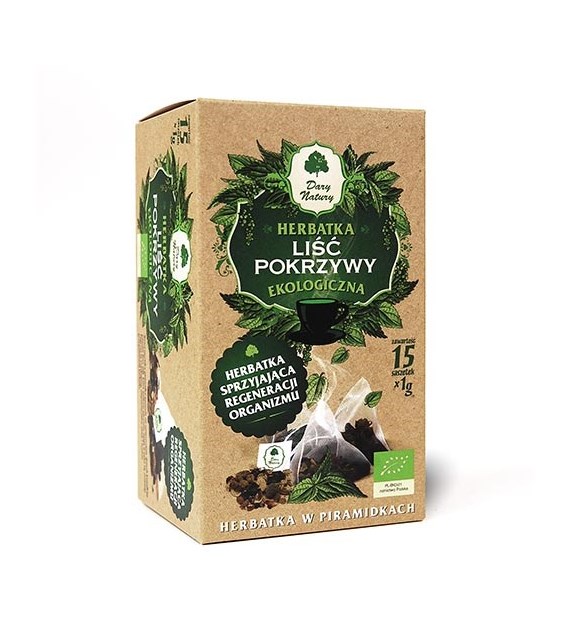 DARY NATURY Pokrzywa liść 15x1g piramidki EKO