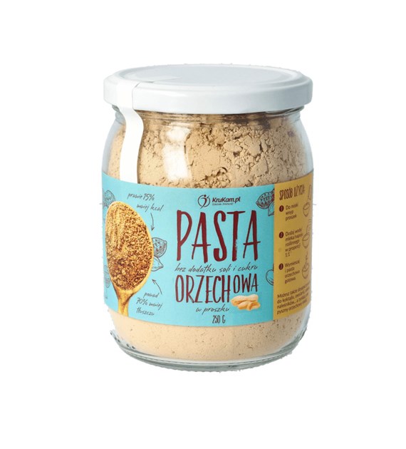 KRUKAM Pasta Orzechowa w proszku 250g