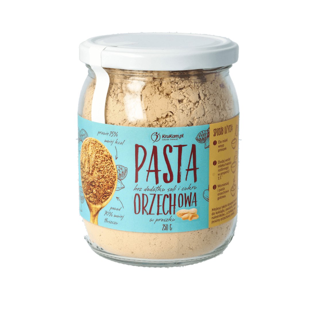 KRUKAM Pasta Orzechowa w proszku 250g